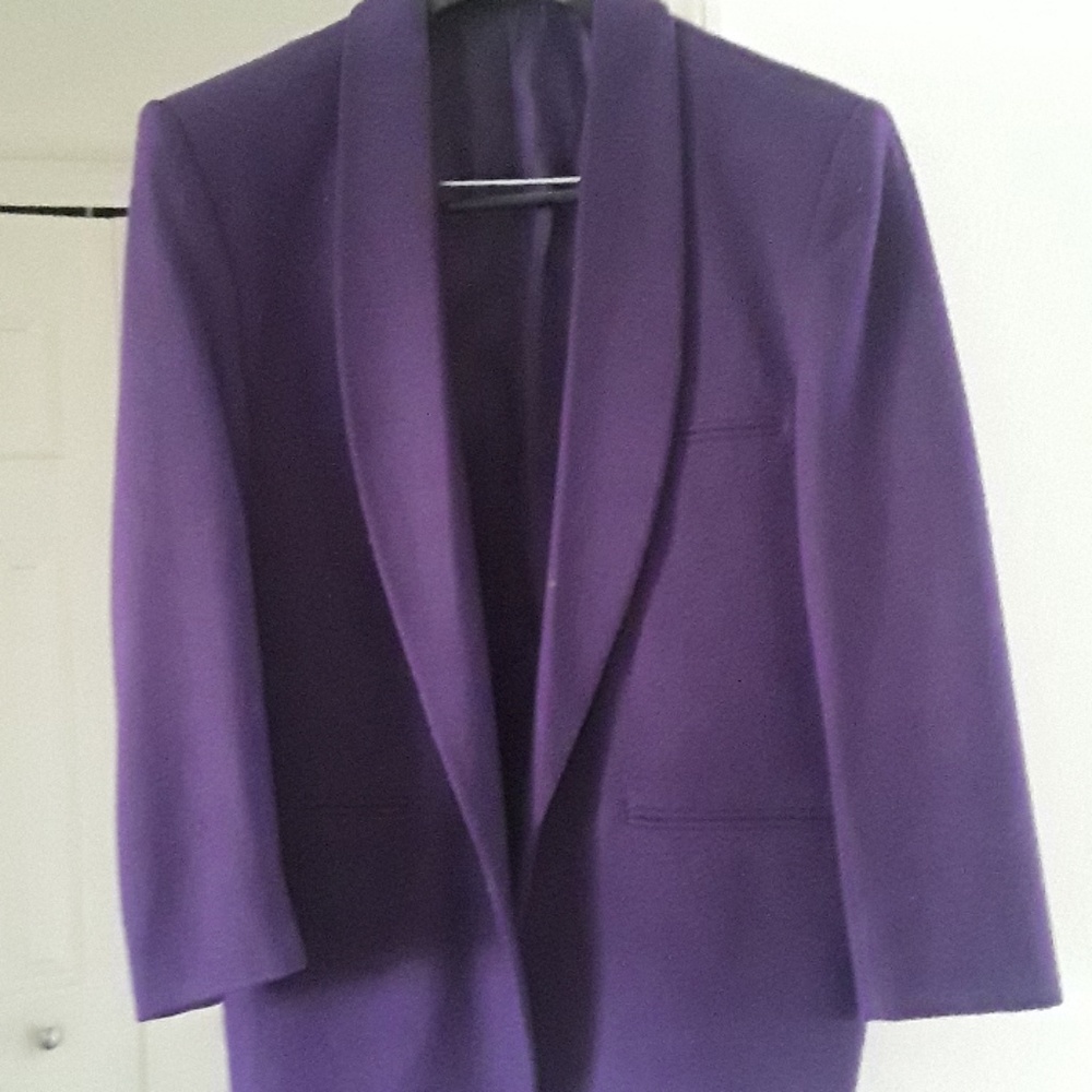 Purple blazer